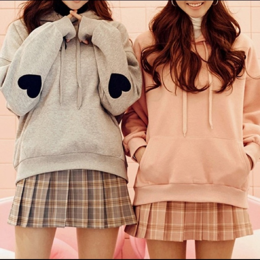 💗 Pink heart hoodie